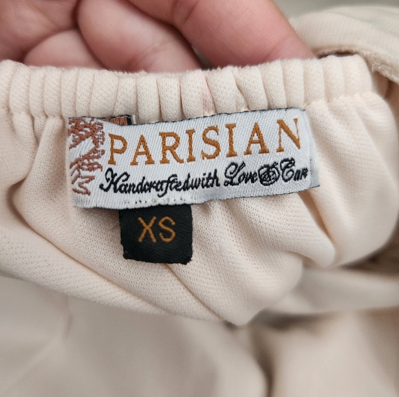 Parisian Gold Dress with Sequins Size XS - Picture 5 of 7